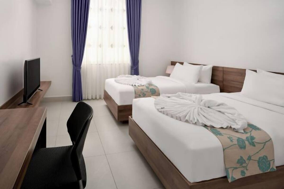 2 habitaciones, ropa de cama de alta calidad y camas con pillow-top