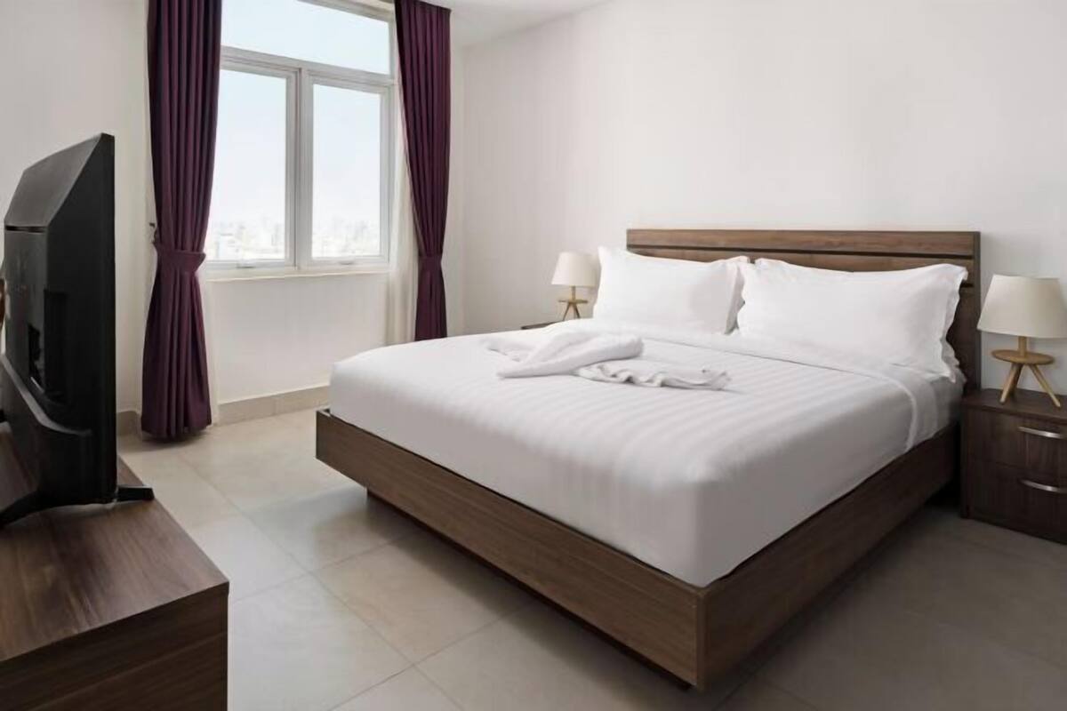 2 habitaciones, ropa de cama de alta calidad y camas con pillow-top