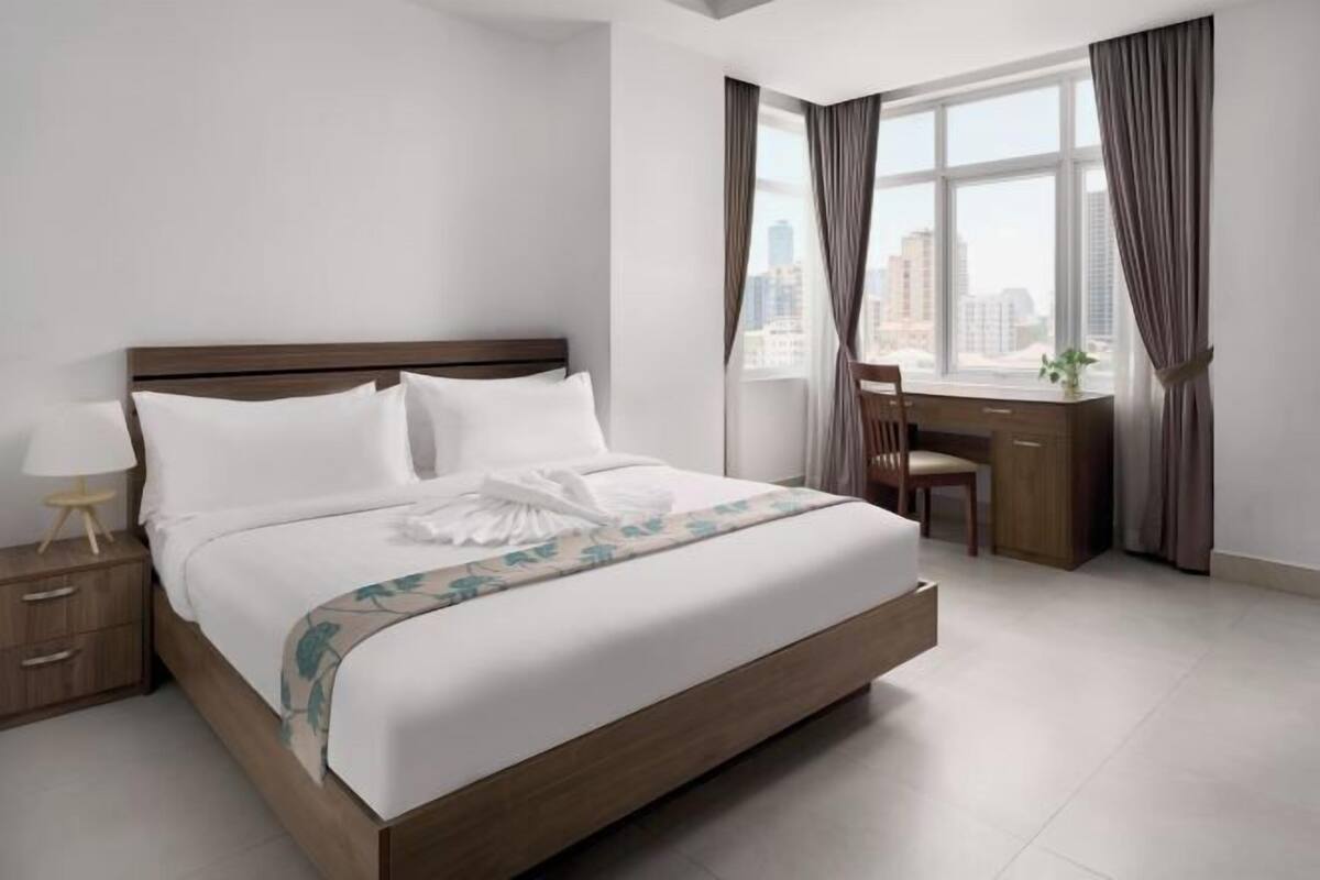 2 habitaciones, ropa de cama de alta calidad y camas con pillow-top