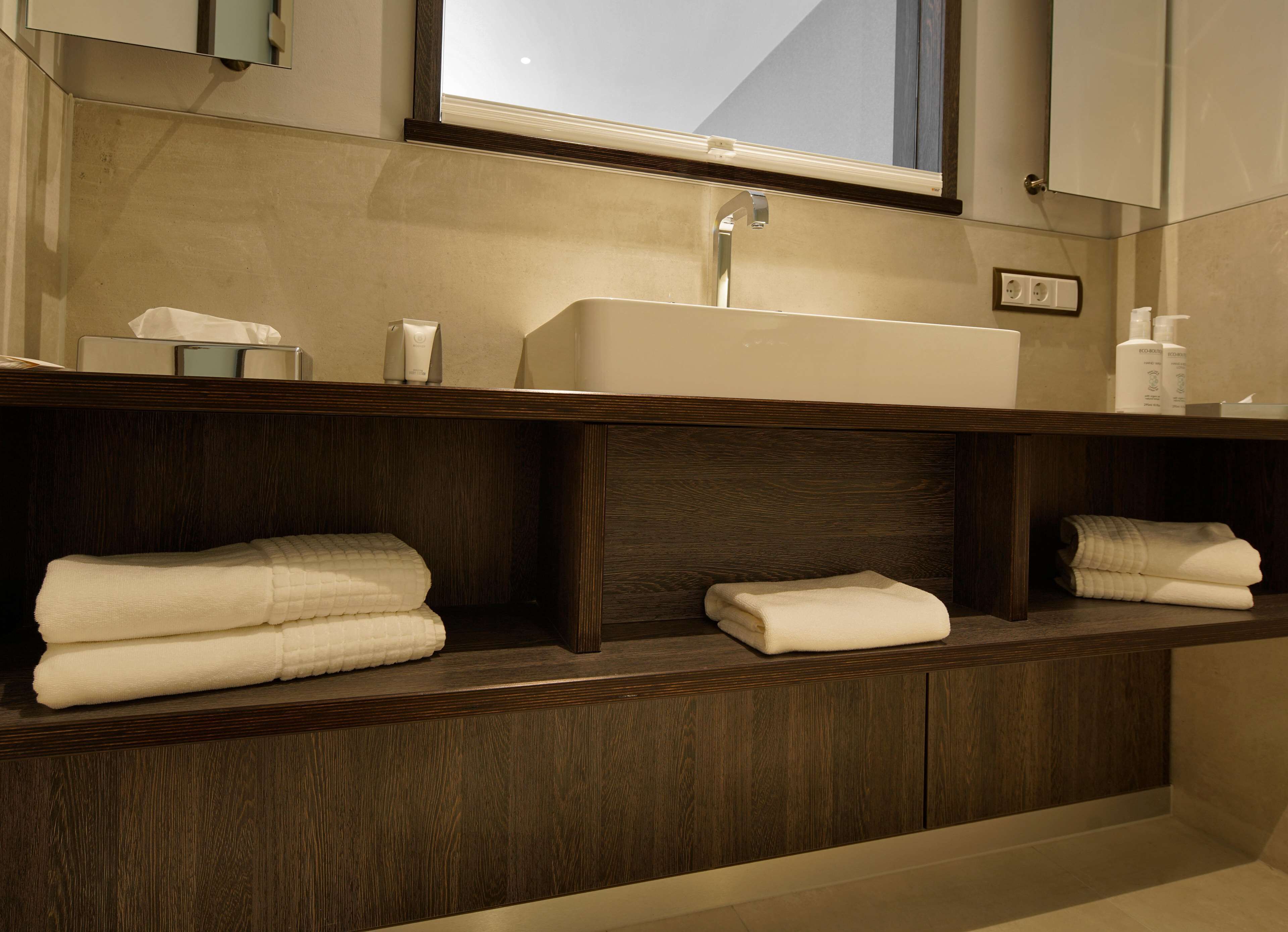 free toiletries, hair dryer, bathrobes, slippers