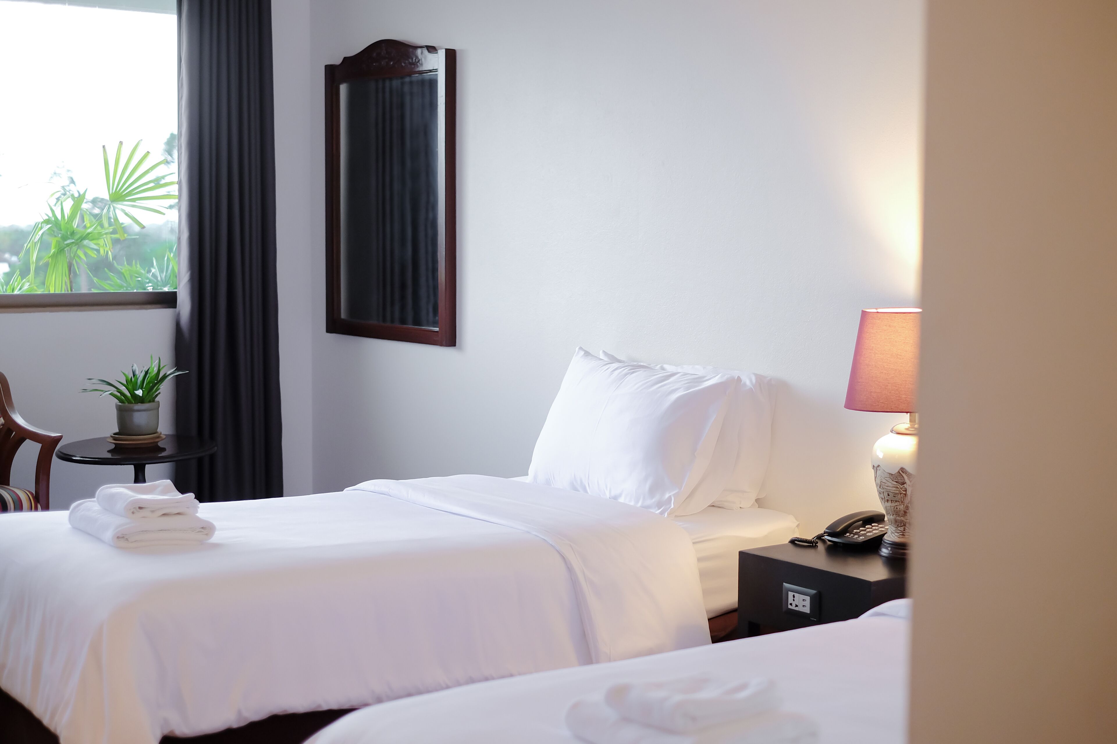 superior twin room | 1 bedroom, in-room safe, desk, blackout curtains