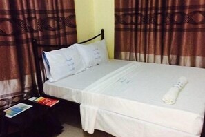 Double Room, Private Bathroom | Premium bedding, blackout drapes, free WiFi, bed sheets - Kmar BnB (Dar es Salaam)