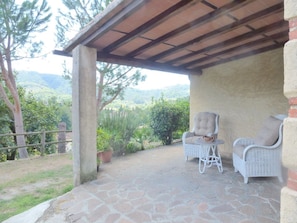 Terrace/patio - Small country house, in a nice quiet location with panoramic views (Camaiore)