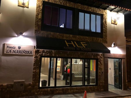 Front of property - evening/night
