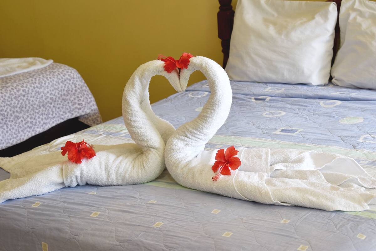Laptop workspace, iron/ironing board, free WiFi, bed sheets