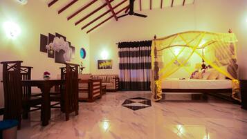 Villa Luxe, plusieurs lits, cuisine, vue jardin (Orchid) | Vue de la chambre