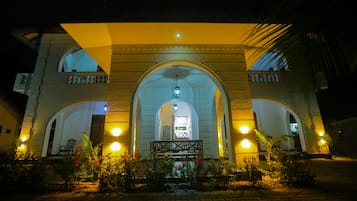 Front of property – evening/night