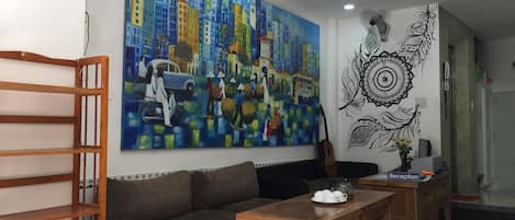 Sala de estar en el lobby