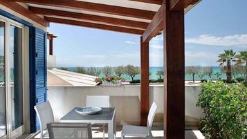 Apartemen, 2 kamar tidur | Teras/patio