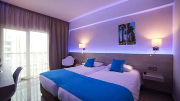 Soundproofing, iron/ironing board, free cribs/infant beds, free WiFi