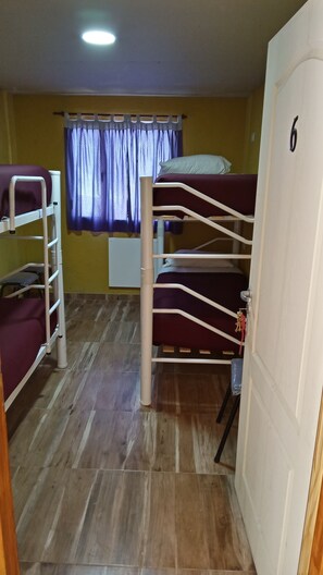 Shared Dormitory, Shared Bathroom, Mountain View (4 People) | 7 bedrooms, Egyptian cotton sheets, premium bedding, down duvets - Milenarios Hostel (El Chalten)