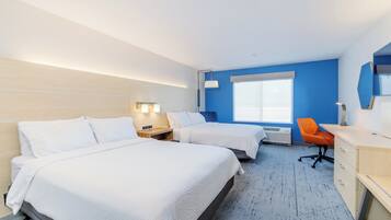 In-room safe, desk, laptop workspace, blackout drapes