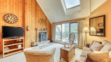 TV, DVD player, books