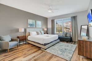 Apartamento de lujo, 3 habitaciones, no fumadores | Sábanas de algodón egipcio y ropa de cama de alta calidad