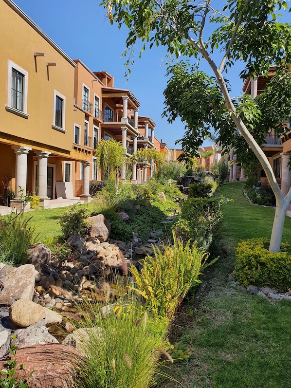 Family Condo, Non Smoking, Mountain View | Garden view