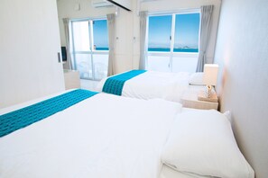 Standard Twin Room, Ocean View | Desk, free WiFi - Costa Bella Condominiun Resort (Motobu)