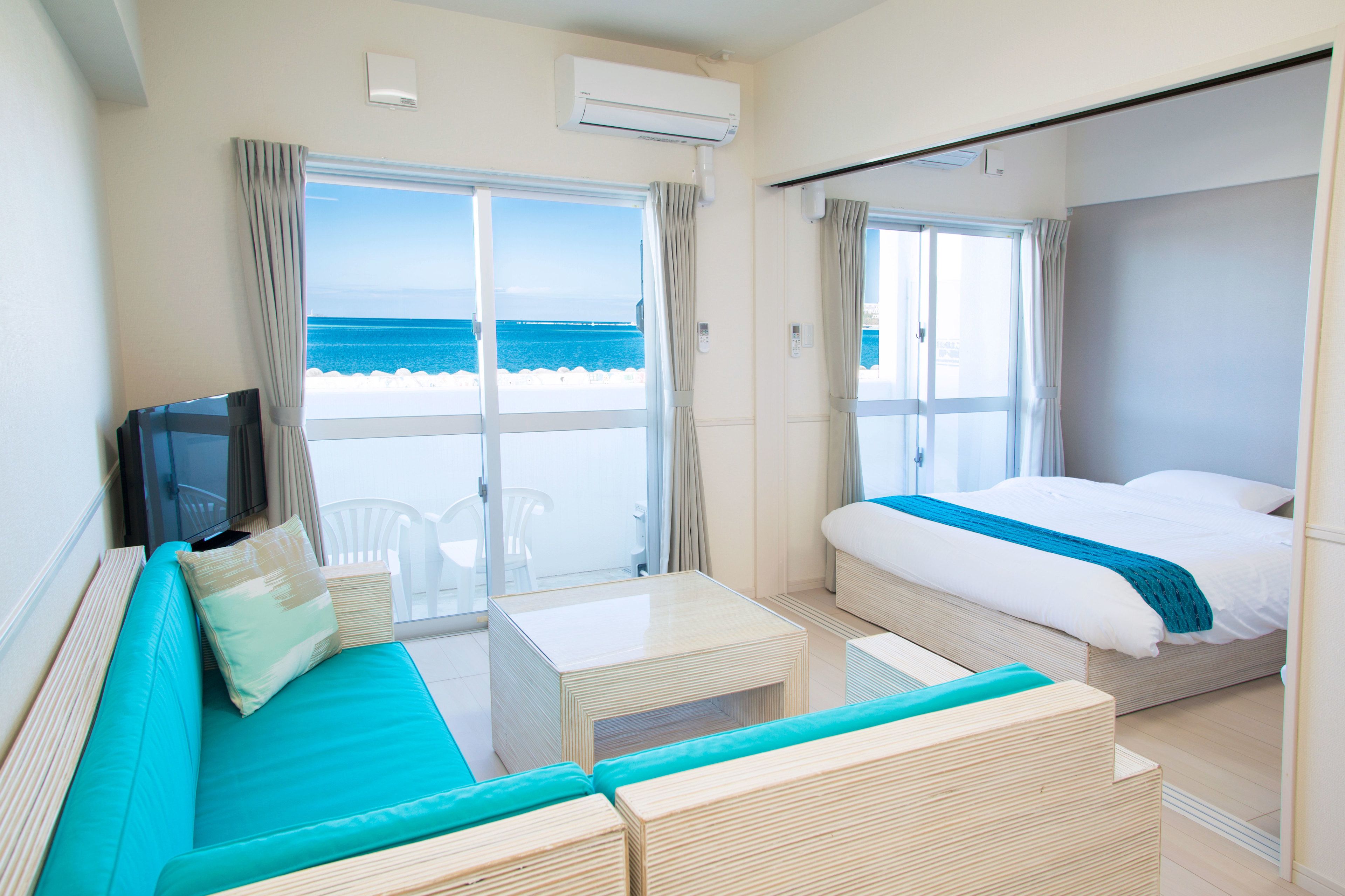 Standard Twin Room, Ocean View | Desk, free WiFi