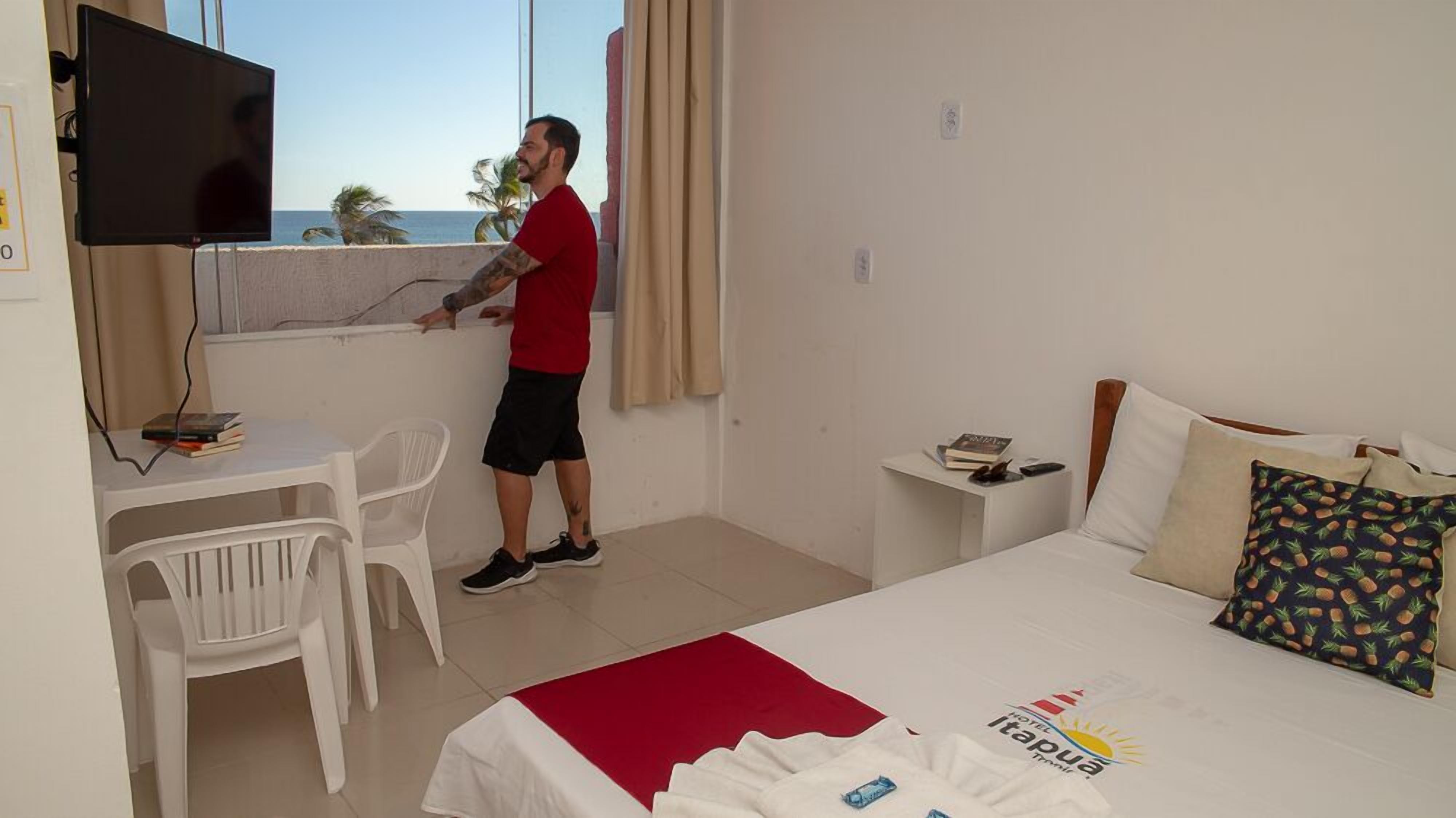 Economy Double or Twin Room, 1 Double Bed, Non Smoking, Beach View | Blackout drapes, free WiFi, bed sheets
