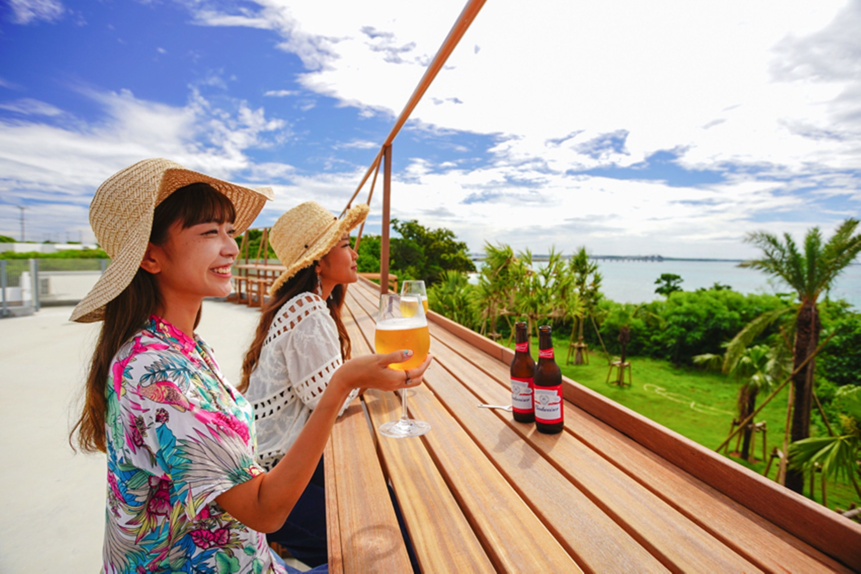 outdoor banquet area
