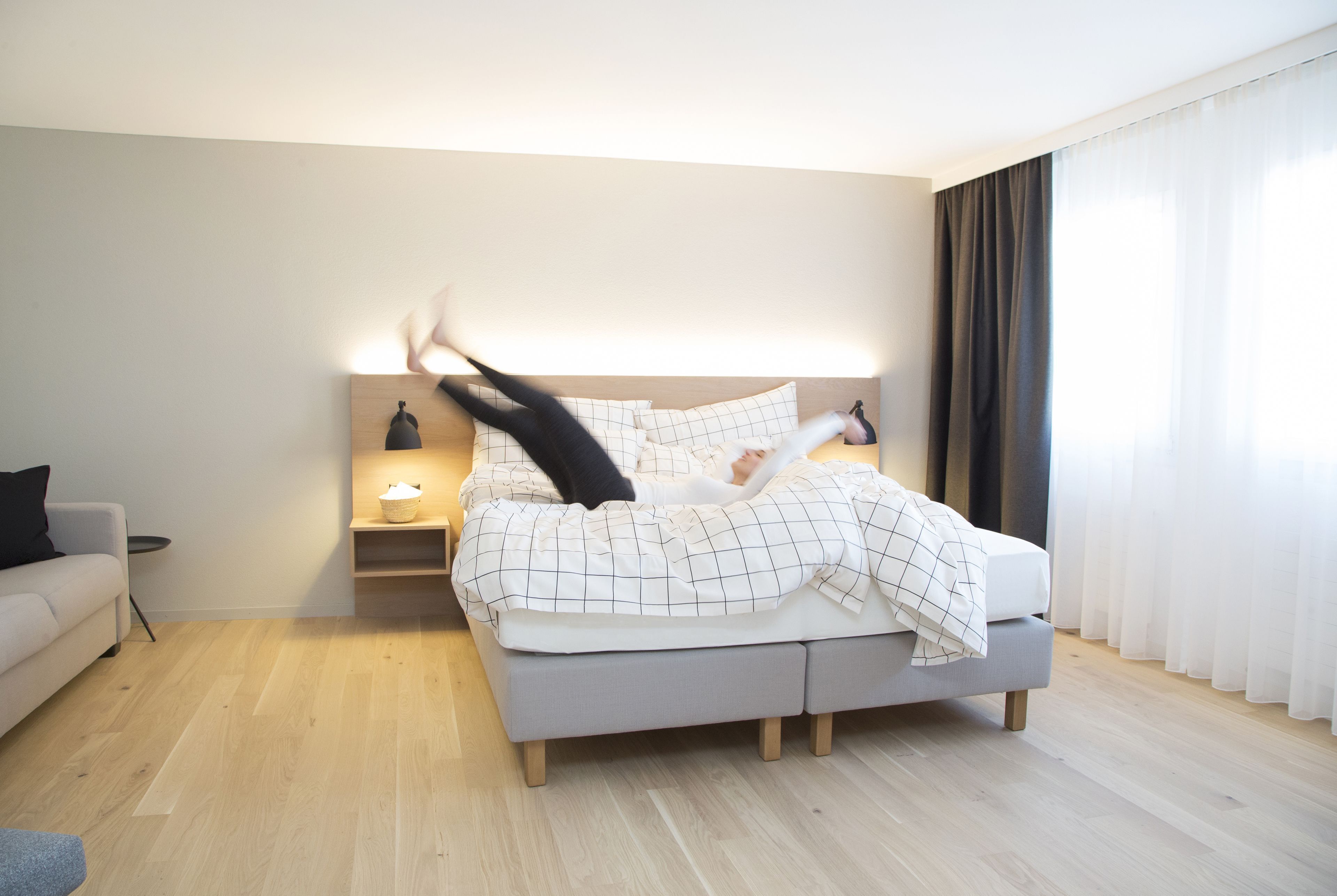 Roupas de cama de algodão egípcio, roupas de cama premium, frigobar