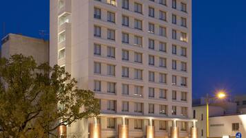 Front of property – evening/night