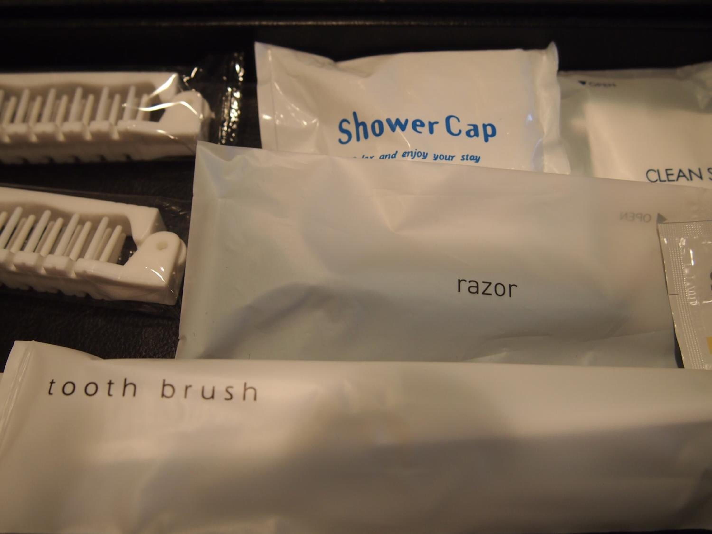 free toiletries, hair dryer, slippers, bidet