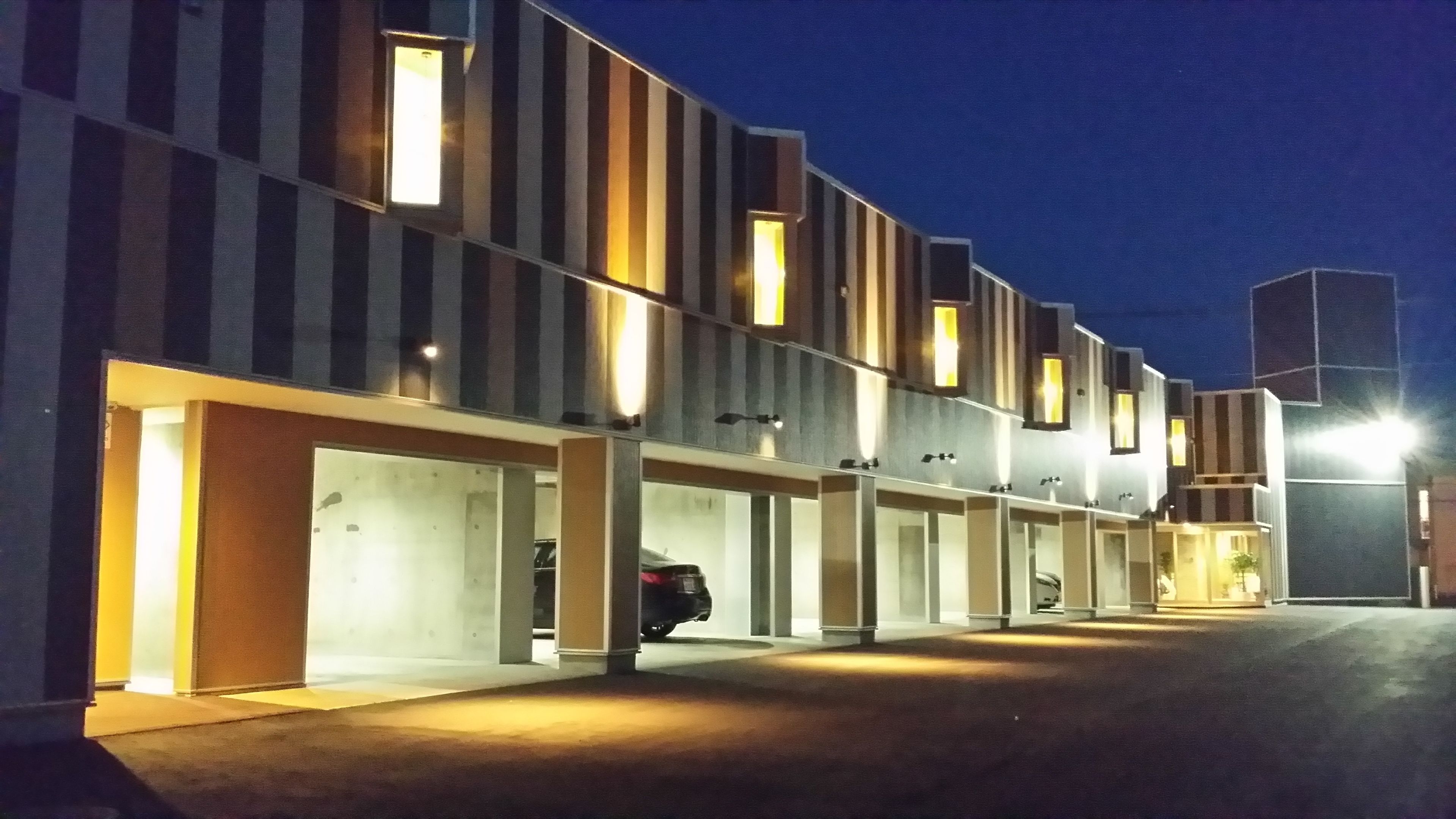 front of property – evening/night