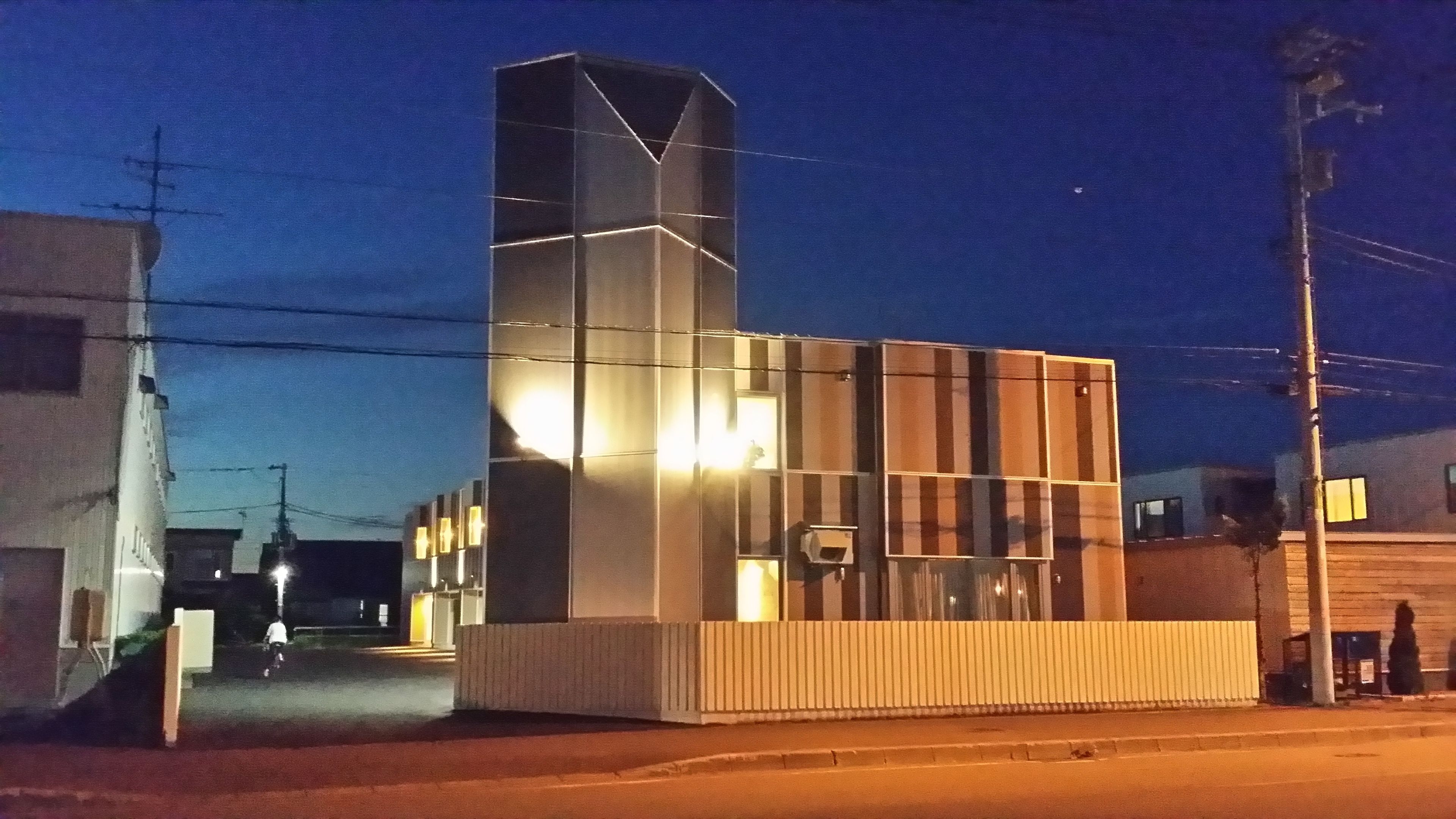 front of property – evening/night