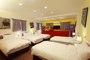 Five People Room | Desk, free WiFi - Bear Sline B&B (Hualien City)