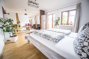 公寓 (incl. 65 EUR cleaning fee) | 起居區 | 平面電視