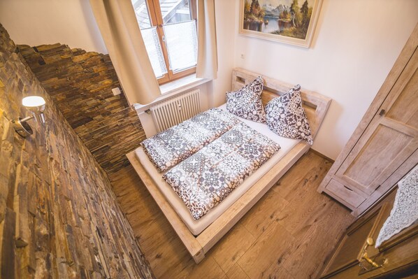 Apartment (incl. 65 EUR cleaning fee) | Bettwäsche aus ägyptischer Baumwolle, hochwertige Bettwaren