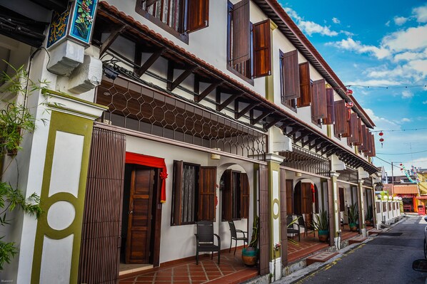 Fachada de la propiedad
