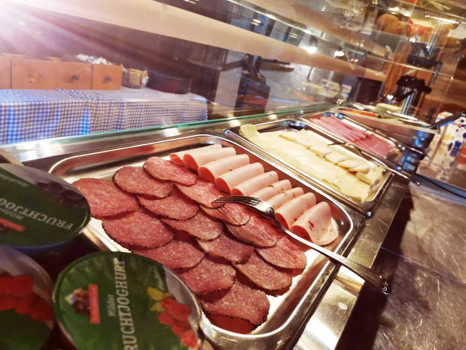 뷔페 아침 식사
