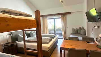 Family Room, Multiple Beds, Balcony, Garden Area (5 beds room)