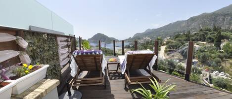 Studio, 1 dobbeltseng | Balkong