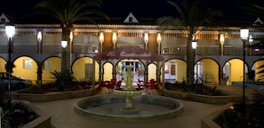 Front of property – evening/night