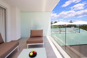 Apartment, 2 Schlafzimmer, Meerblick | Blick vom Balkon