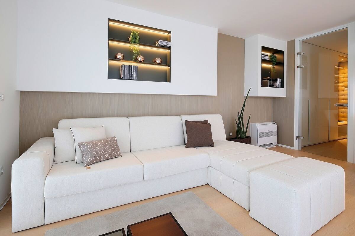Apartment, 1 Bedroom, Sea View | Living room