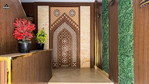 Interior entrance