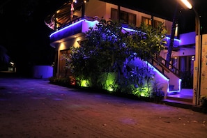 Front of property – evening/night - Ocean Beach Inn - Maldives (Hangnaameedhoo)