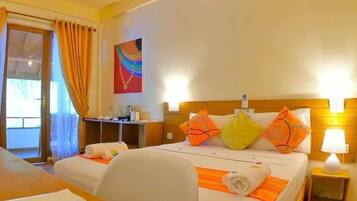 5 bedrooms, premium bedding, Select Comfort beds, in-room safe