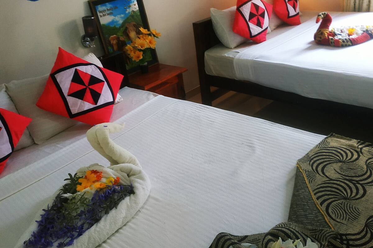 Desk, iron/ironing board (on request)