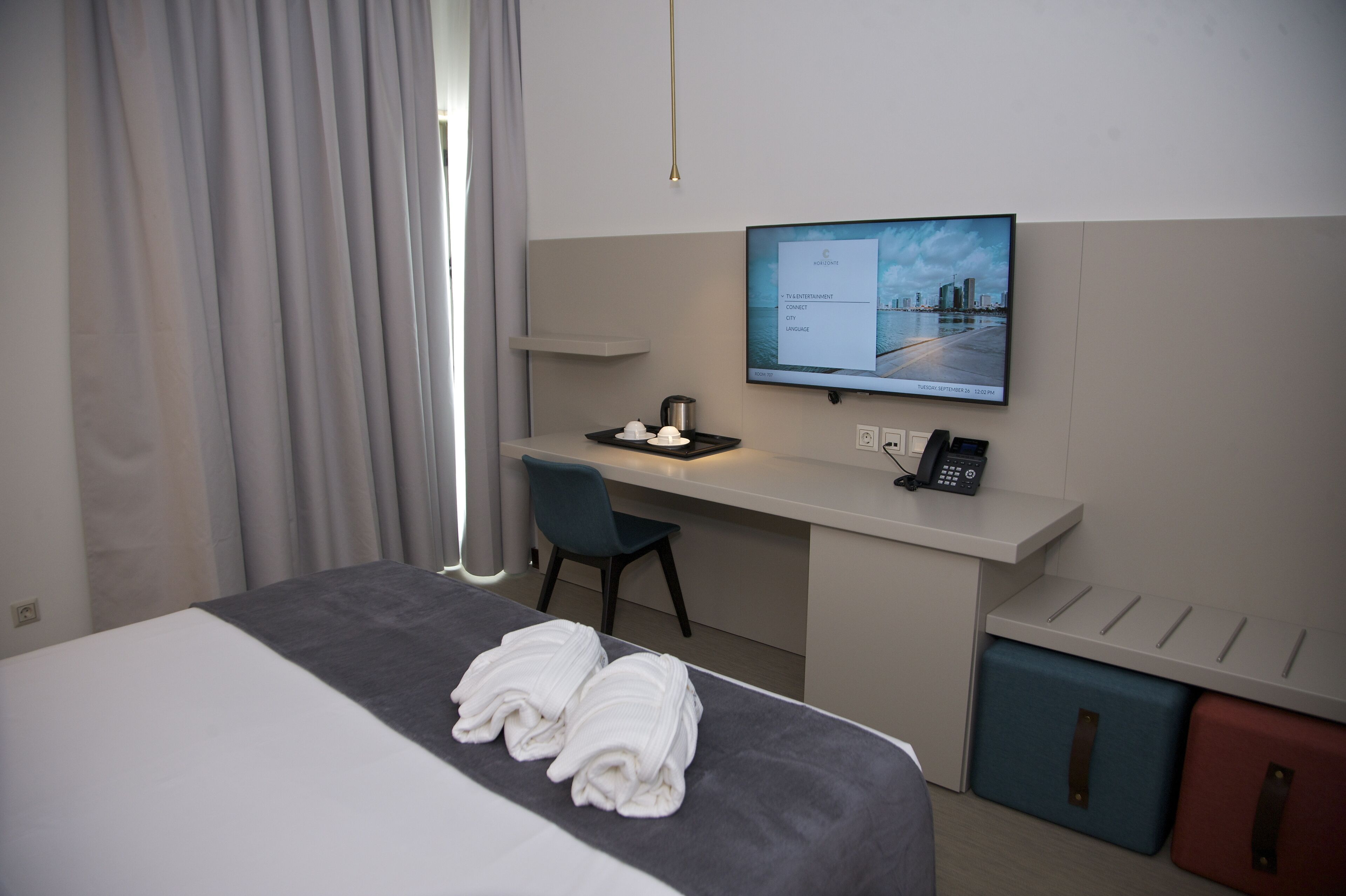 Minibar, in-room safe, desk, free WiFi