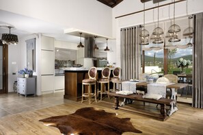 Villa, 5 Bedrooms | Living area | Plasma TV, fireplace - Regnum Golf Country 5 Bedroom (Bodrum)