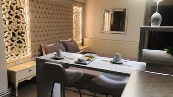 Premium bedding, individually decorated, individually furnished, desk