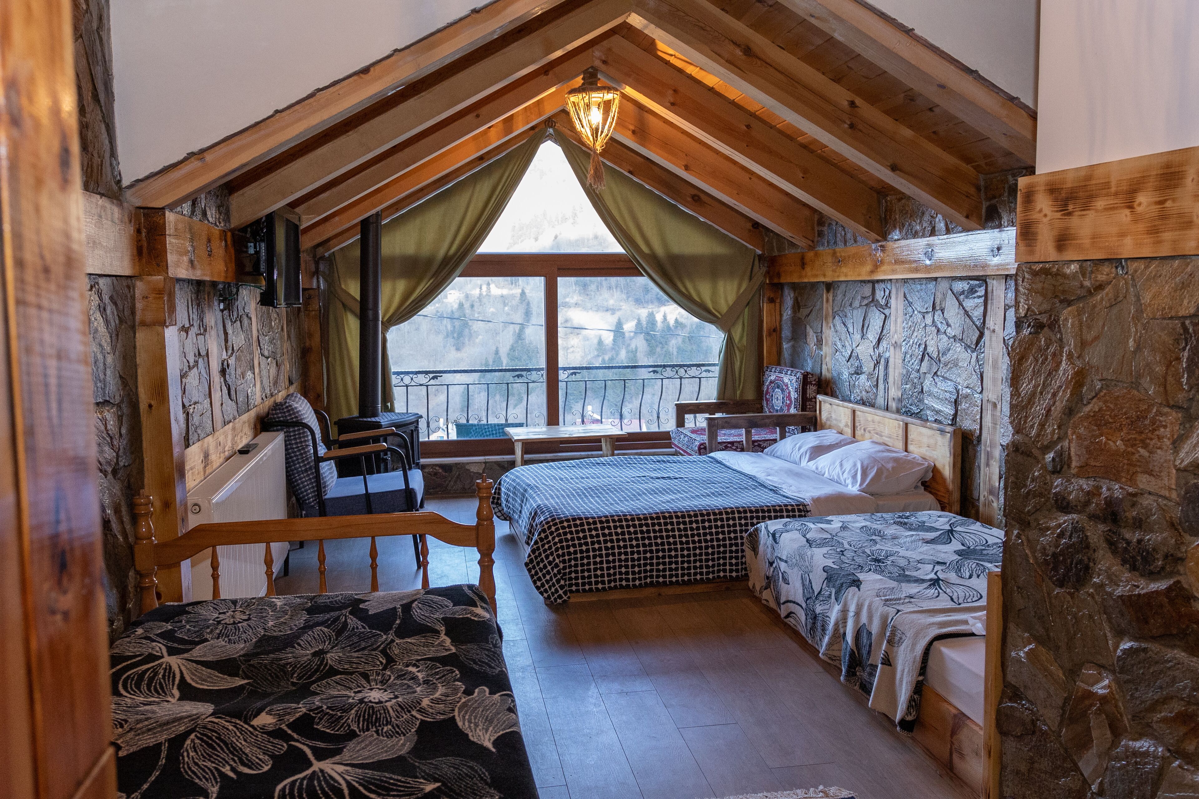 panoramic quadruple room | in-room safe, individually decorated, soundproofing, iron/ironing board