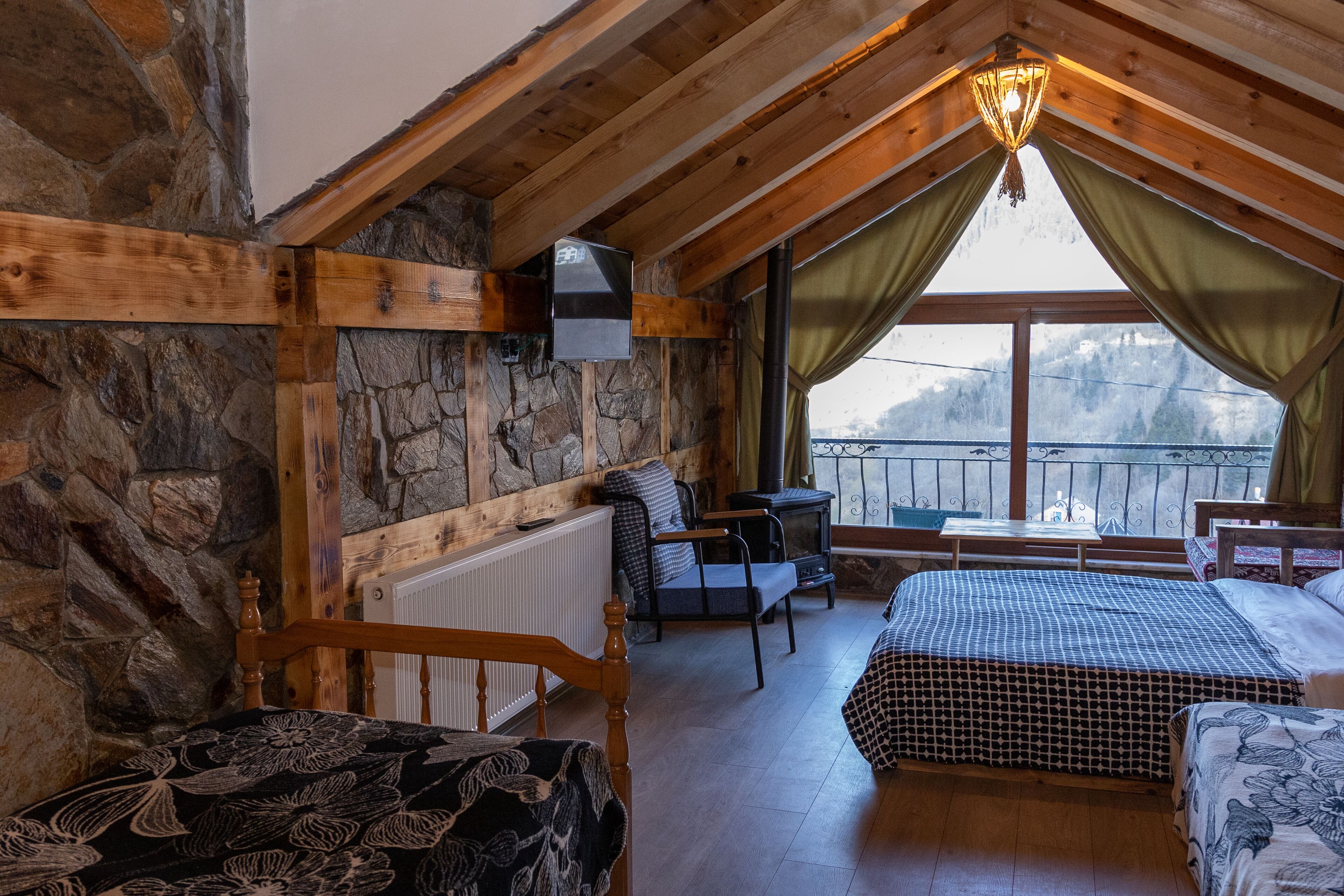 panoramic quadruple room | in-room safe, individually decorated, soundproofing, iron/ironing board