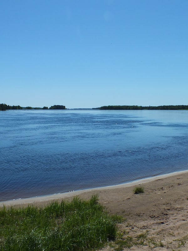 Private beach