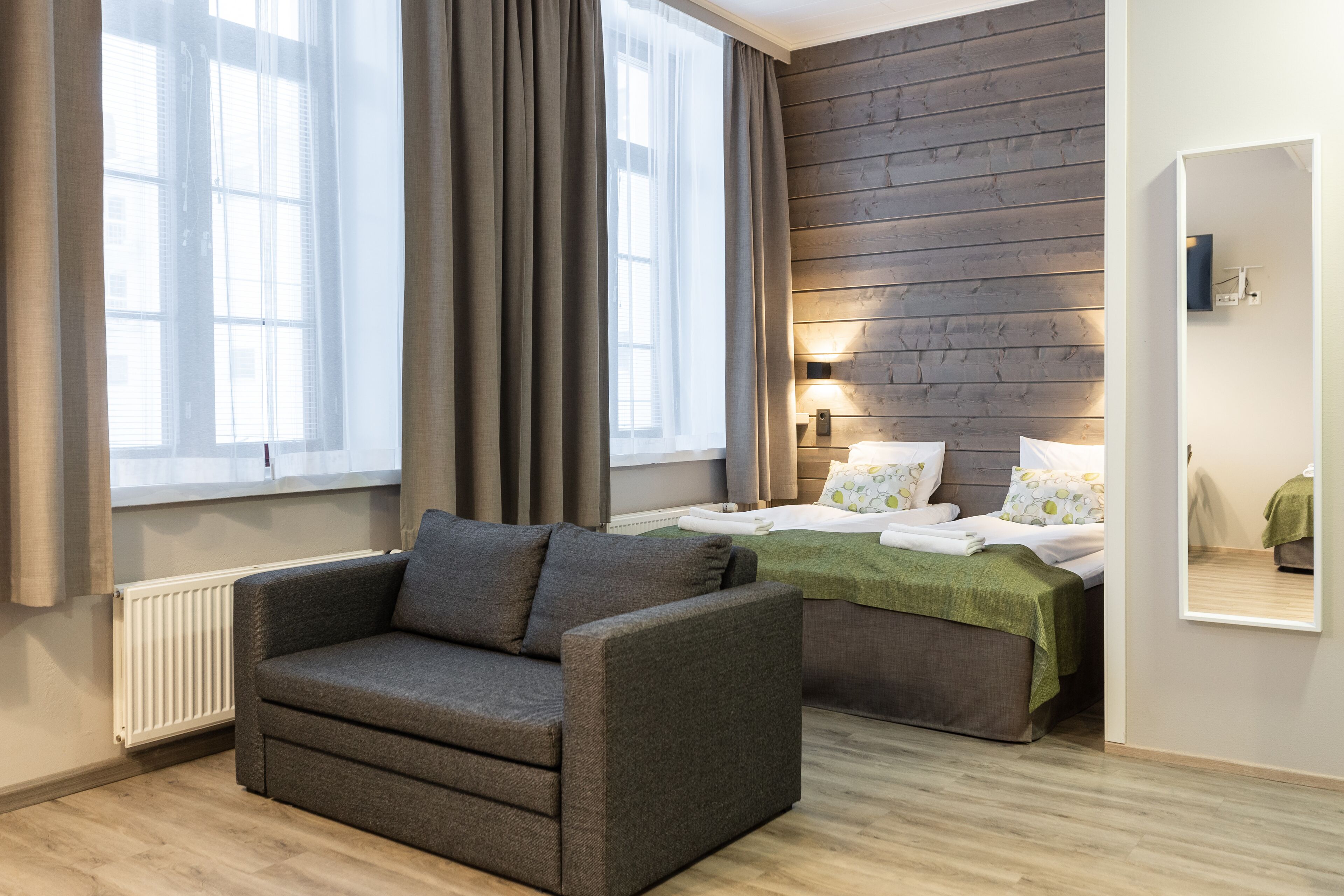 family studio suite | 3 bedrooms, blackout curtains, soundproofing, free wifi