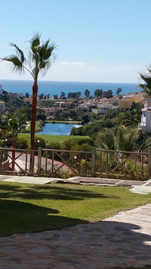 Blick von der Unterkunft